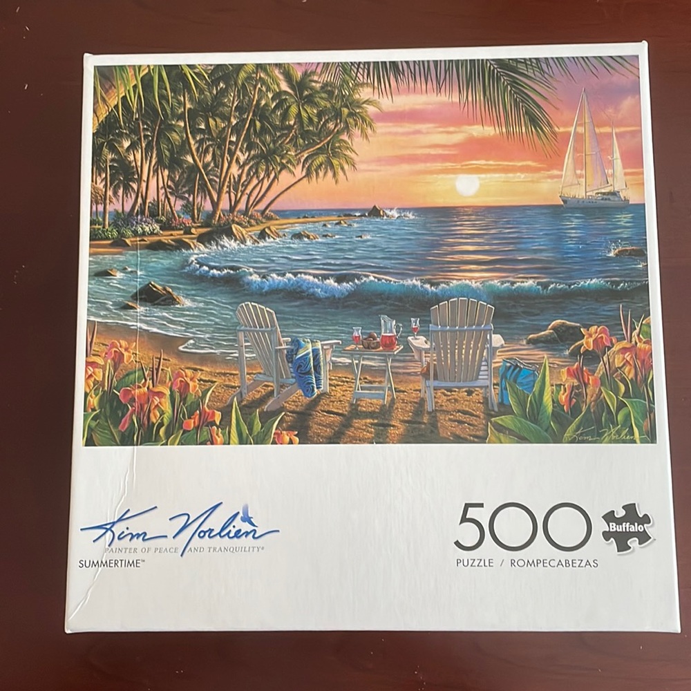 500 Piece Puzzle- Summertime by Kim Norlien